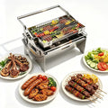 Flip Rotatable BBQ Grill｜Portable Foldable Stainless Steel｜Camping Picnic Outdoor Grill