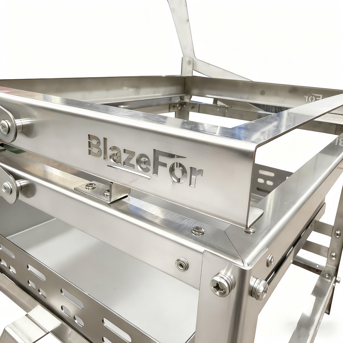 Adjustable 360° Rotating Charcoal BBQ Grill