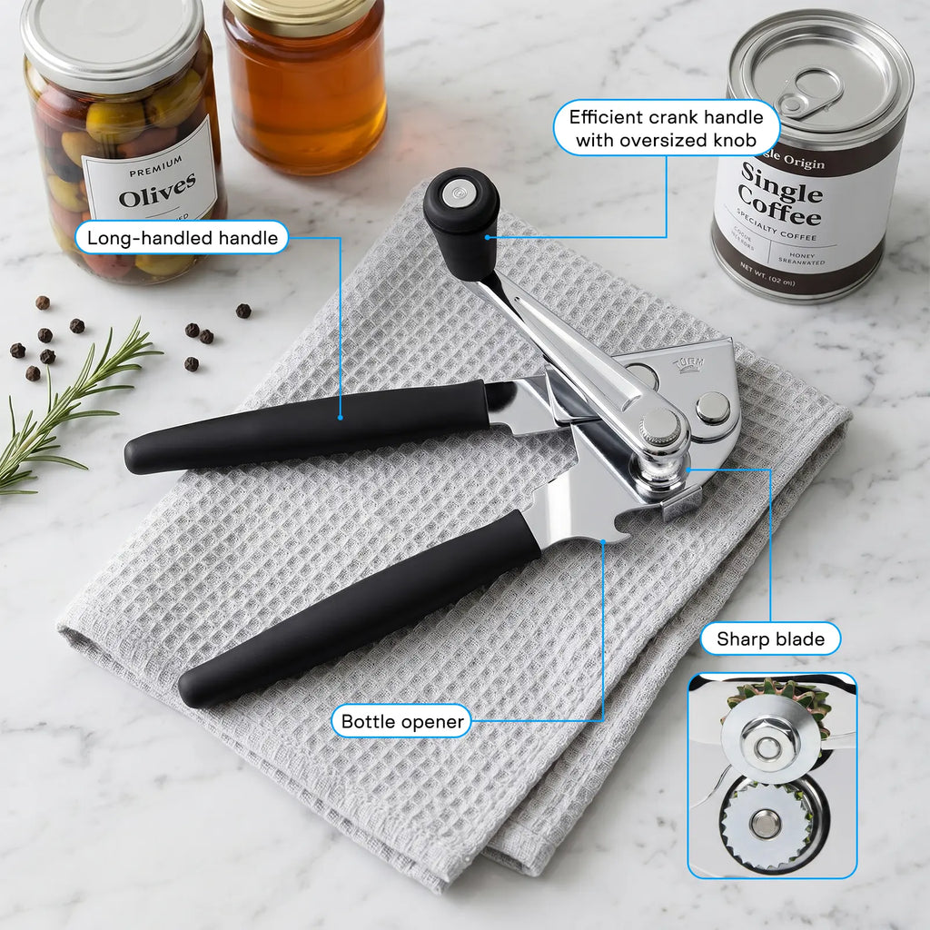 Multi-Functional Can Opener And Bottle Opener, Manual Can Opener